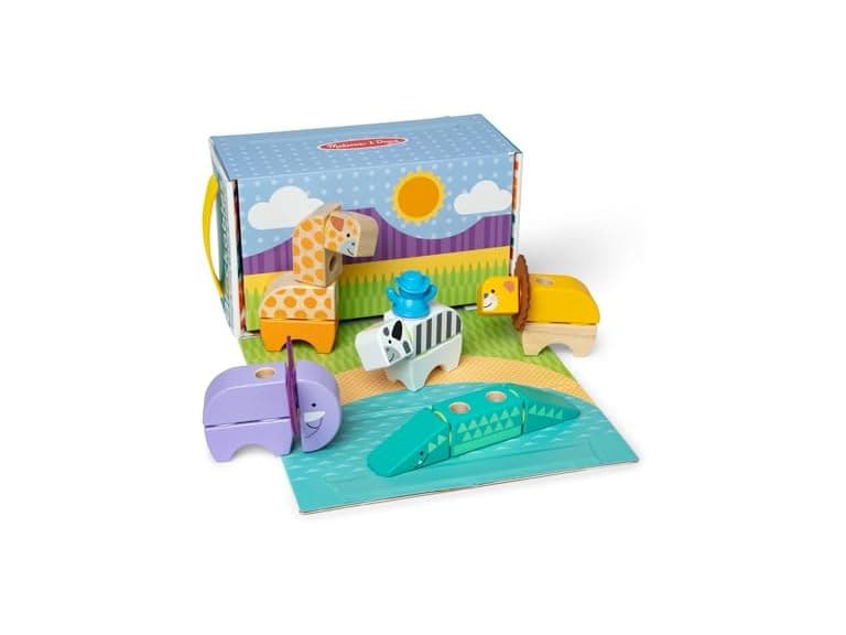 Melissa & Doug Blockables Safari Blocks - Image 1