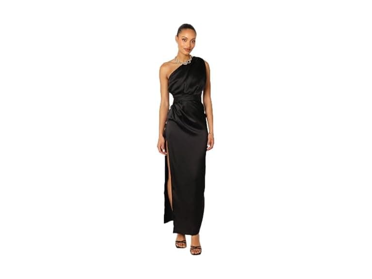 Petal & Pup Women Nadia One Shoulder Maxi Dress