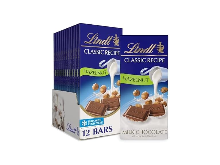Lindt Classic Recipe Hazelnut Milk Bar 1 - Image 1