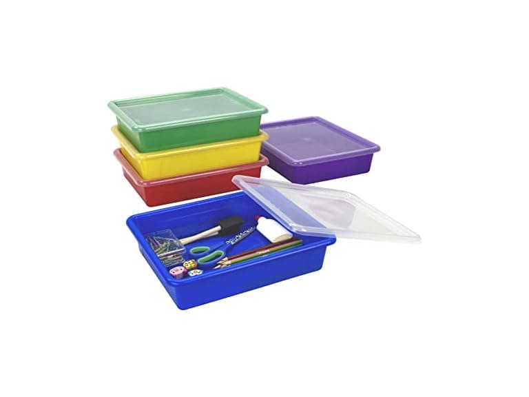Storex Letter Size Flat Storage Tray - Image 1