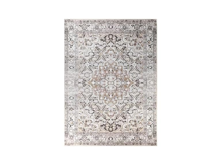 Superior 10'x14' Geometric Floral Medallion Indoor Area Rug - Image 1