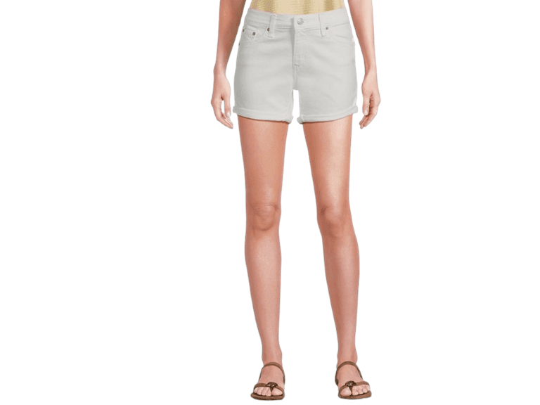 Levis Womens (26 & 32)  Mid Length Denim Shorts - Image 1