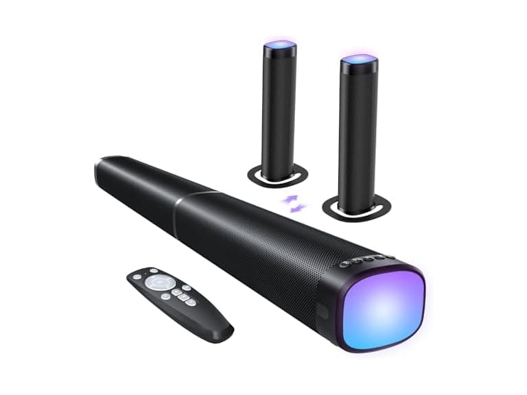 FHNFHN Sound Bar for Smart TV, 100W - Image 1