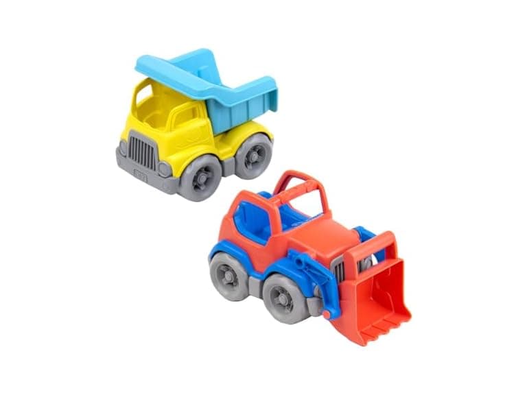 Green Toys OceanBound Dumper & Scooper Truck Set - Image 1