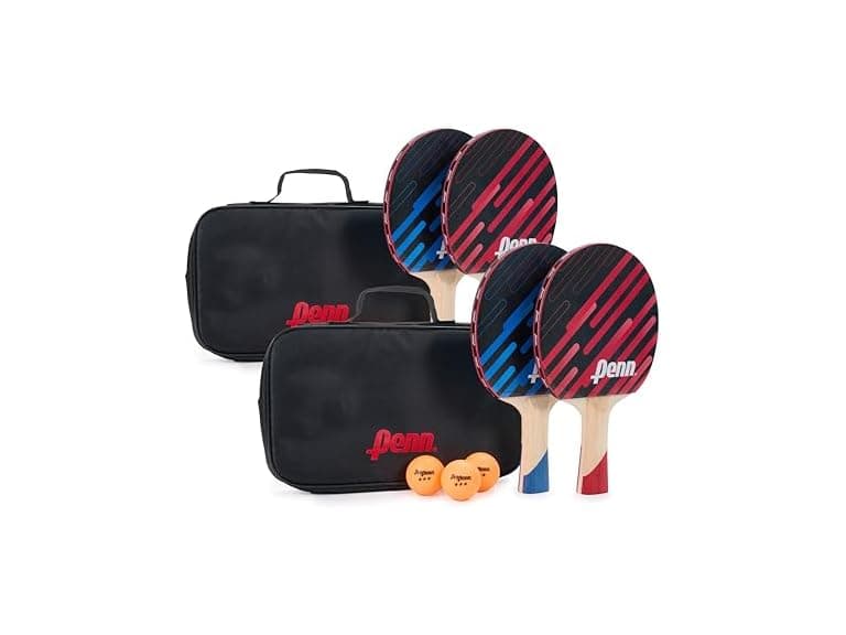 Penn 4-Player Table Tennis Paddle Set - Image 1