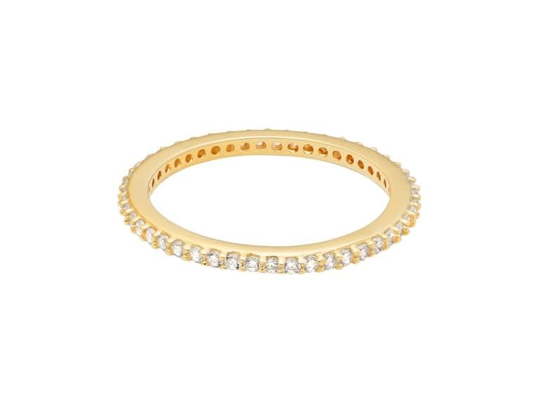 Amazon Essentials Women Yellow 18K Gold Over Ring - Image 1