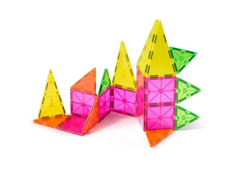 MAGNA-TILES Color Shop 20-Piece Tile Sets, Neon - Image 1