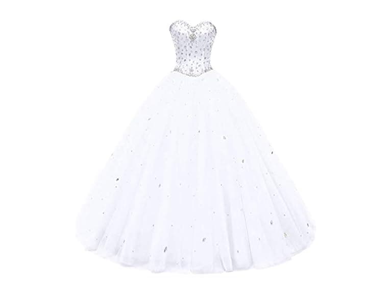 Likedpage Women (14) Sweetheart Ball Gown Dress - Image 1