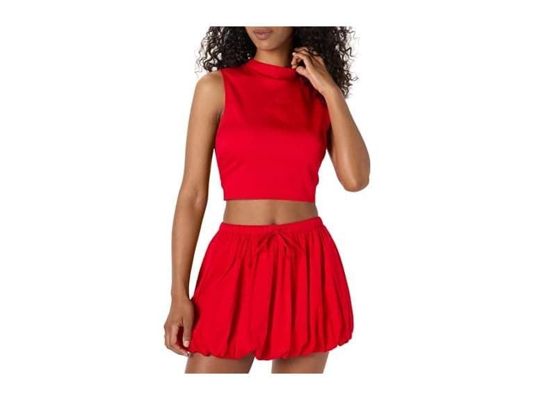 The Drop Women’s Flame Scarlet Tie Back - Image 1