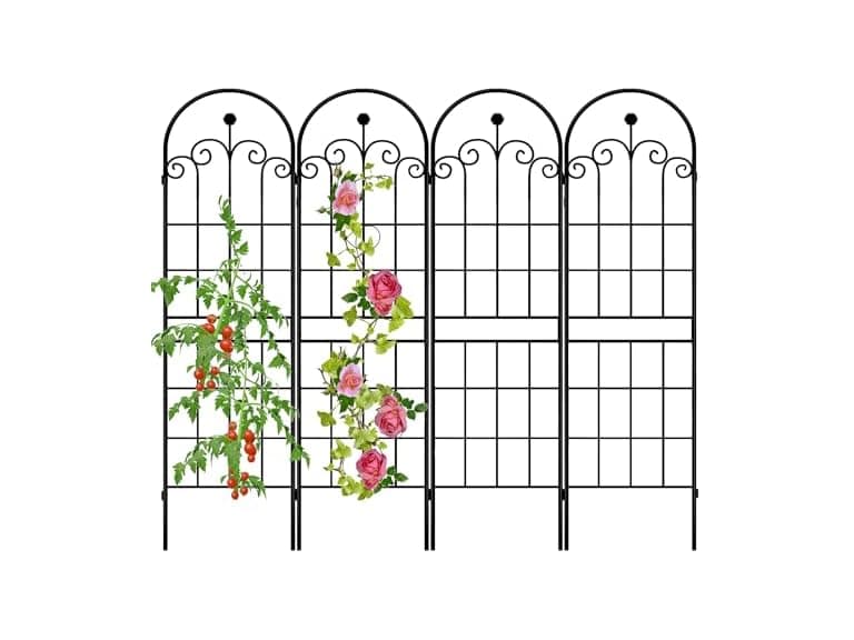 4 Pack 71x20in Rustic Trellis - Image 1