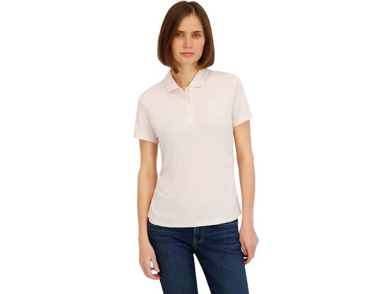 Spyder Women's Short Sleeve Polo Top (Small) - Image 1