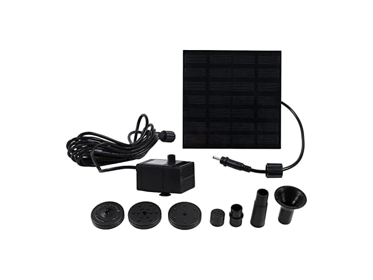 Sunnydaze Submersible 40 GPH Solar Pump Kit - Image 1