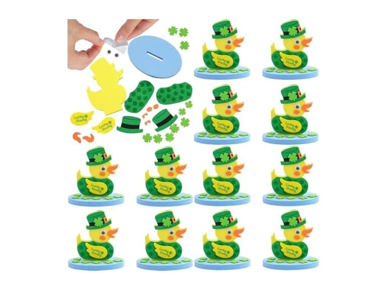 Fun Express Floating Lucky Ducky Foam Craft Kit - Image 1