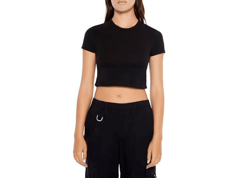 Forever 21 Cropped Crew Tee - Image 1