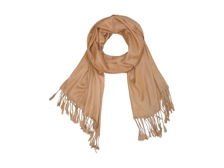 CTM Women (OS) Classic Pashmina Style Shawl Wraps - Image 1