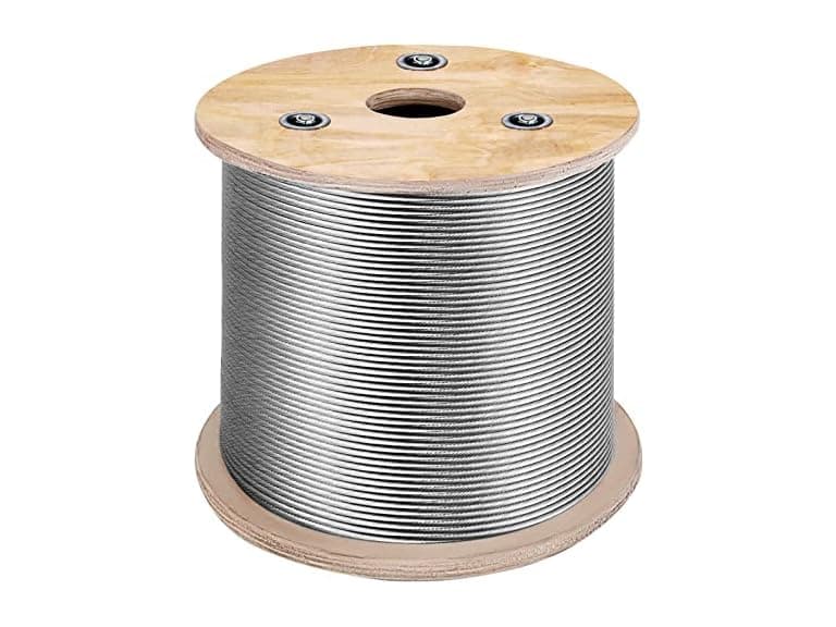 VEVOR T316 Stainless Steel Cable 1/8" 7x7 Steel Wire Rope Cable 500FT - Image 1