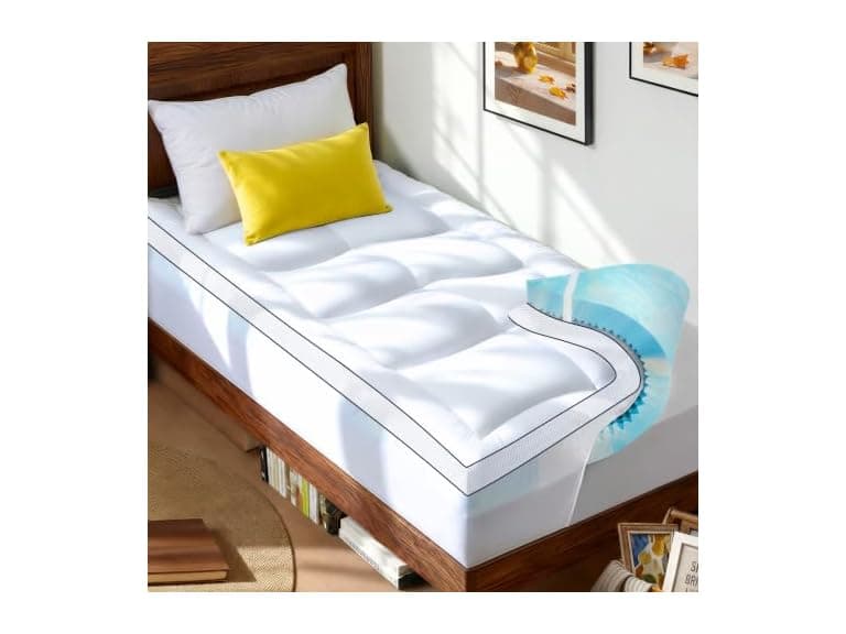 NicePlus 4" Twin XL Mattress Topper - Image 1