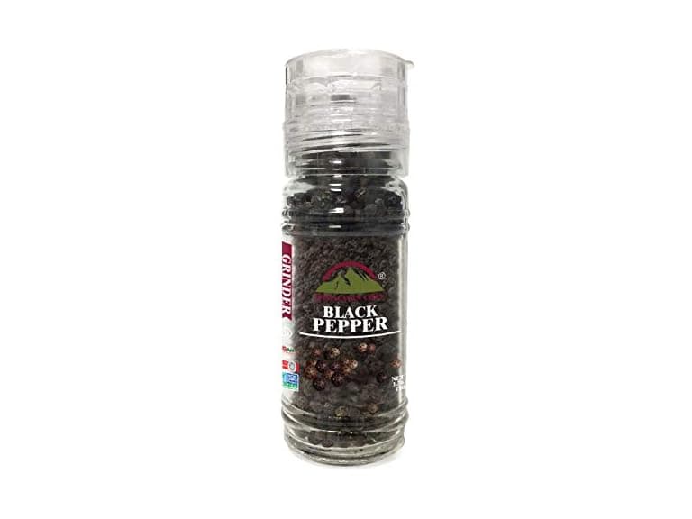 Himalayan Chef Black Pepper Glass Grinder-1.76Oz - Image 1
