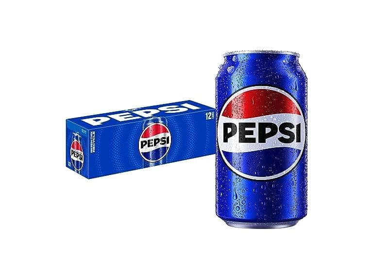 Pepsi Cola Soda, 12 Fl Oz Cans (Pack of 12) - Image 1