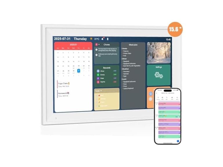 Homlab 15.6 inch Digital Calendar Wall T - Image 1