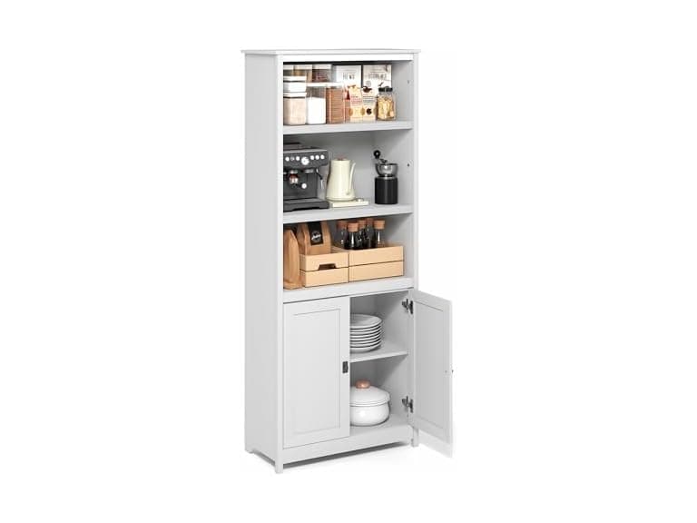 Furinno Robin 3-Tier Pantry 2 Doors - Image 1