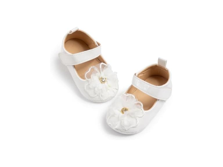 Flower Princess Wedding Dress Shoes - Image 1