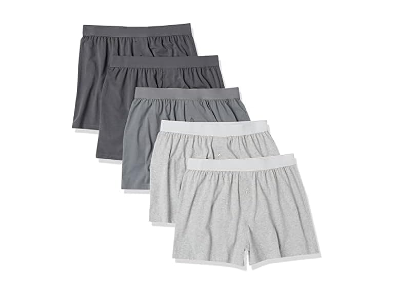 Amazon Essentials Mens Cotton Jersey Boxers 5Pk - Image 1