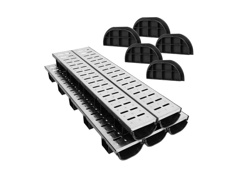 Dollate Trench Drain System 5-Pack 39in - Image 1