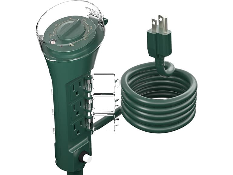 BN-LINK Outdoor Power Strip Yard Stake Timer, D2D - Image 1