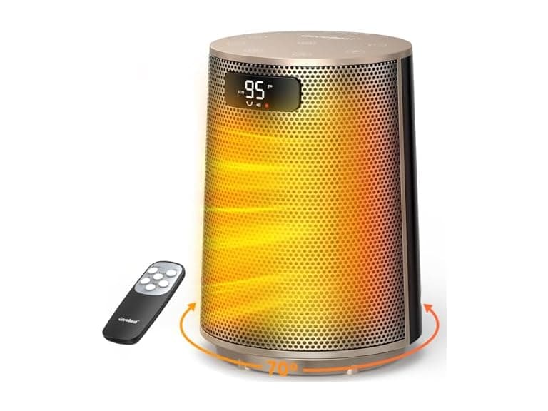 GiveBest Space Heater, Gold - Image 1