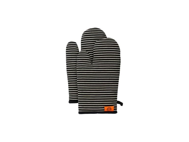 MasterChef Oven Mitts Heat Resistant, Set of 2 Baking Gloves - Image 1