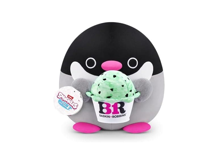 Snackles Series 2 Penguin & Baskin-Robbin 14" Plush - Image 1