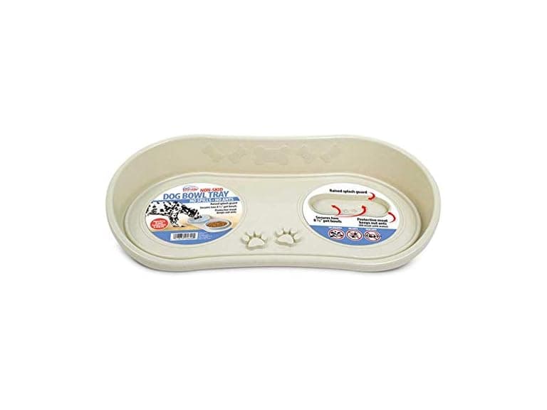 Pet Parade Non-Skid Pet Bowl Tray (Beige) - Image 1