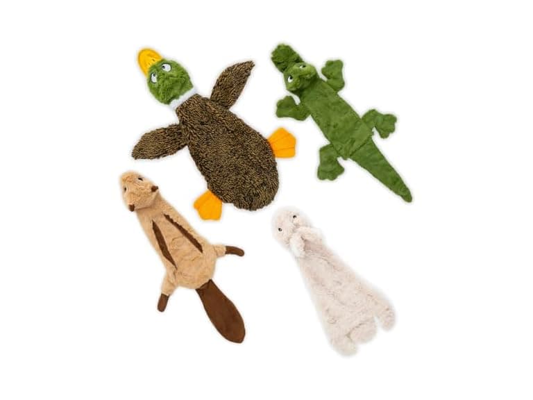 Best Pet Supplies Squeaky Dog Toys with Soft 4Pk - Image 1