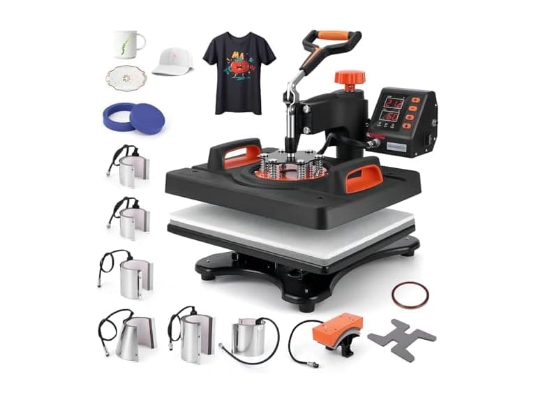 11 in 1 Heat Press Machine for T-Shirts (Open Box) - Image 1