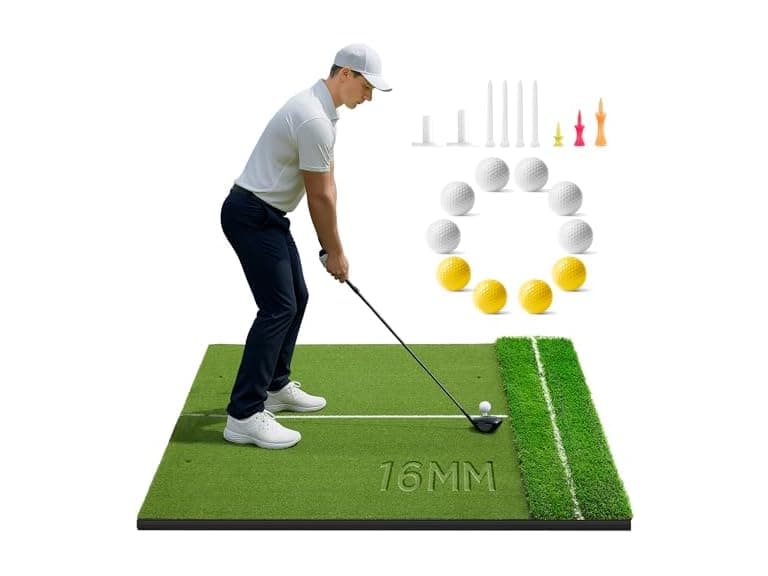 Golfguru Golf Mat with 16mm Dual Turf - Image 1