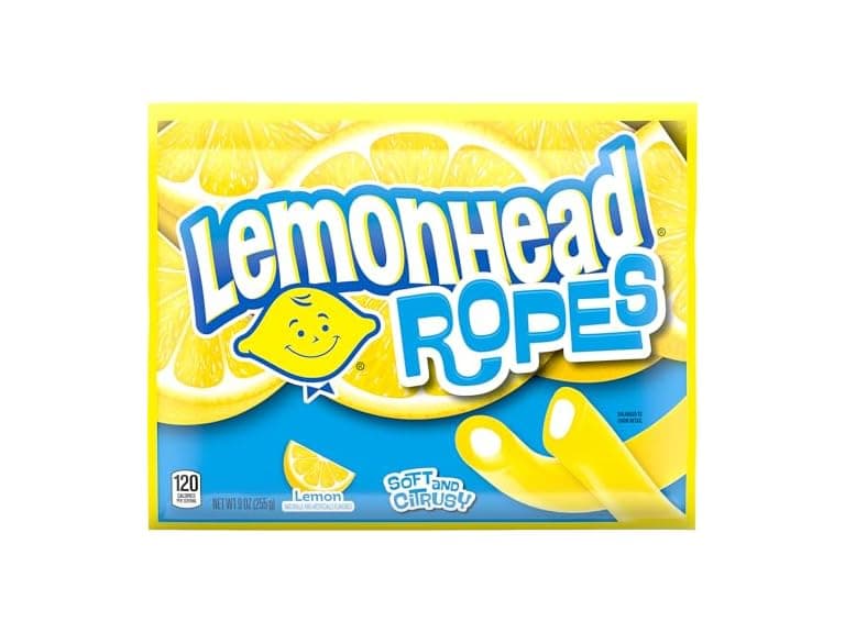 Lemonhead Ropes, Candy, Lemon, Tart and Citrusy - Image 1