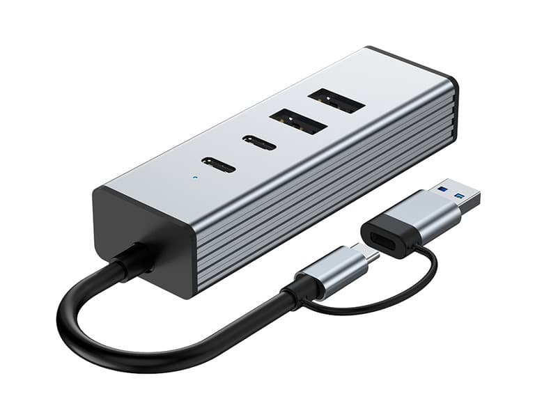 ETHOS 4-in-1 USB-C SuperSpeed+ Hub