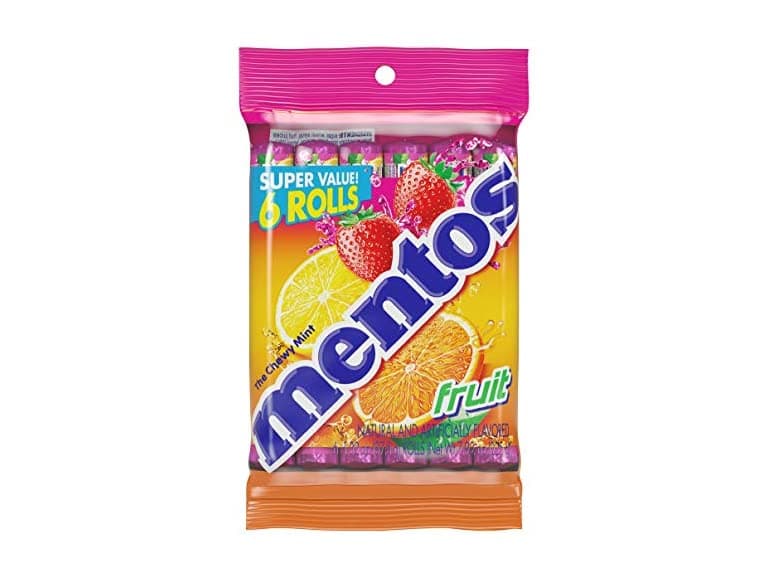 Mentos Chewy Mint Candy 1.32 oz Roll, 6 pack - Image 1