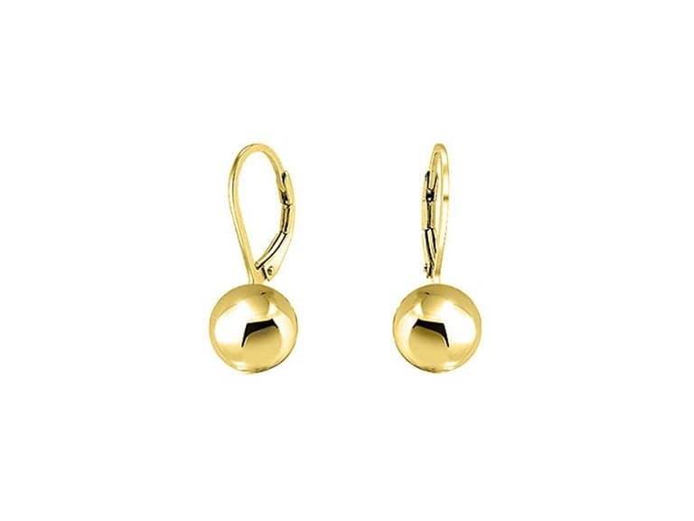 Yeidid 6mm Leverback Ball Earrings - Image 1