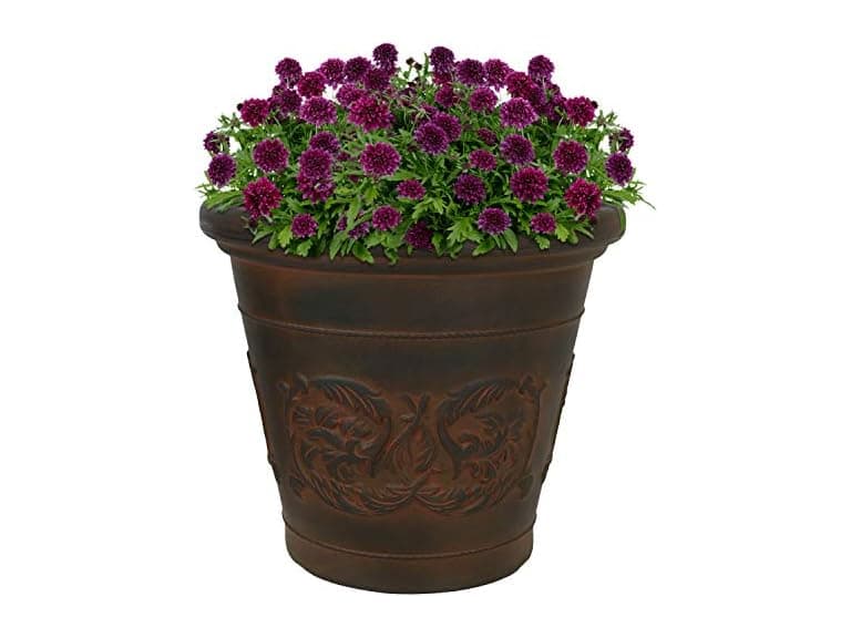 Sunnydaze 16-Inch Arabella Large Plastic Pot - Image 1