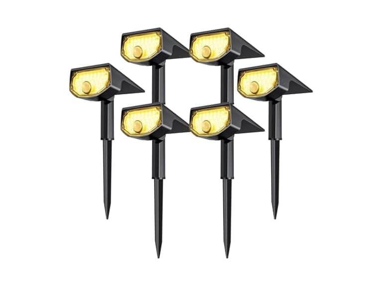 6 Pck Motion Sensor Outdoor Lights - Image 1