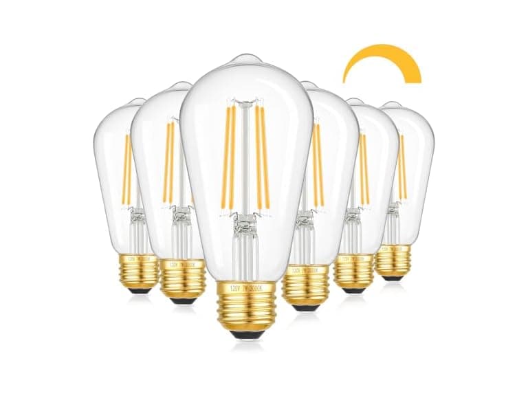 Kondras 7W Dimmable LED Light Bulbs, 60Watt Warm Light - Image 1