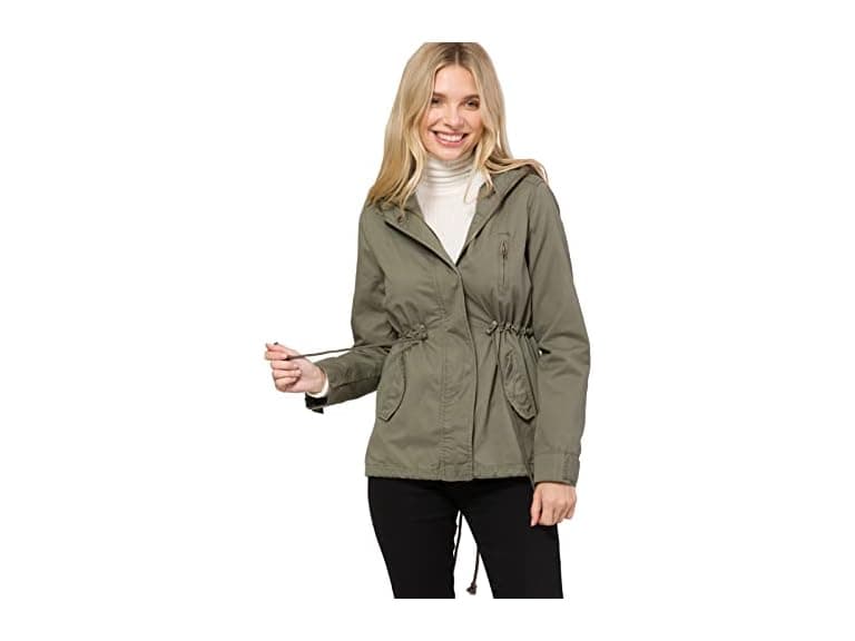 Design By Olivia Women (XL) Military Anorak Hoodie - Image 1