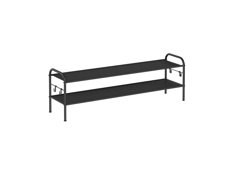SONGMICS Shoe Rack, 2-Tier Shoe Rack Fabric Shoe Shelf - Image 1