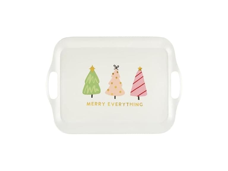 Slant Collections Holiday Serving Tray  - Image 1