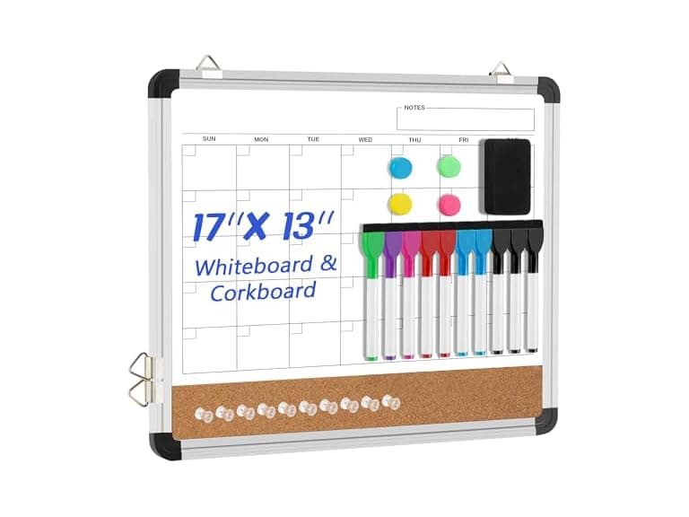VUSIGN Dry Erase Calendar Whiteboard - Image 1