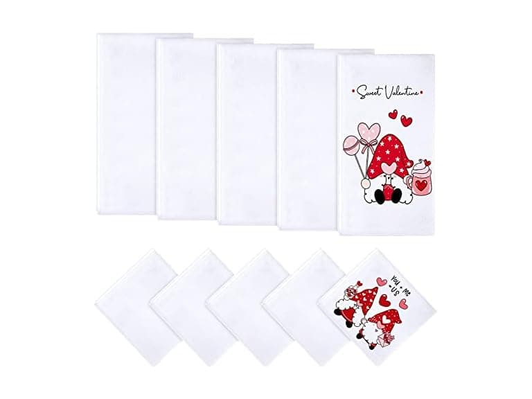 10 Pcs DIY Microfiber Kitchen Towels - Image 1