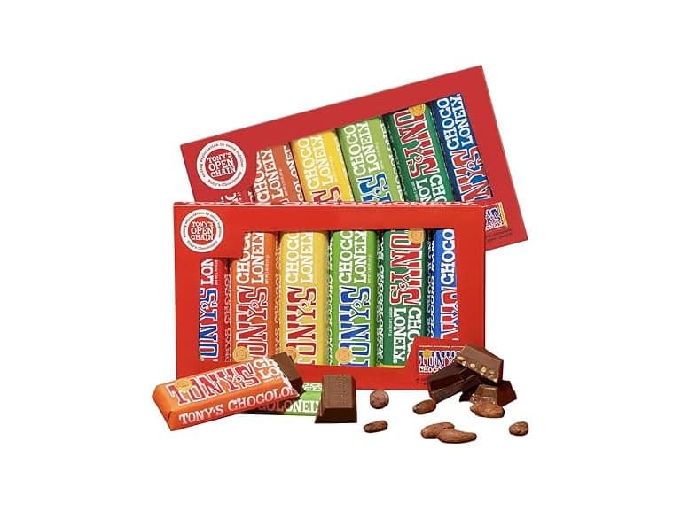 Tonys Chocolonely Rainbow Choc 12 Bars - Image 1