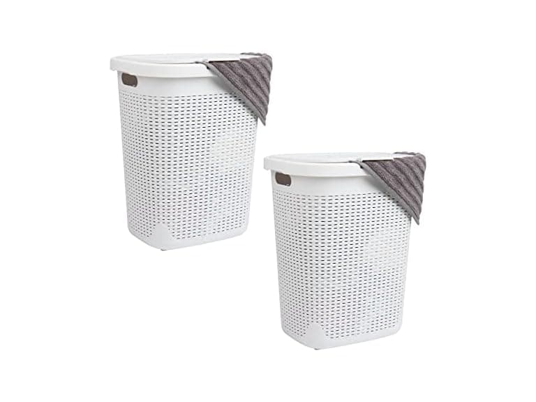 Mind Reader 50L Slim Laundry Hamper 2pk - Image 1